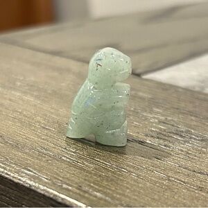 Mini Green Aventurine Carved Dinosaur Figurine